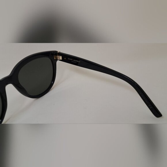 Saint Laurent Women\'s Sunglasses Black Gold YSL Temple Logo SL M29 003 52-21-140 main image 14